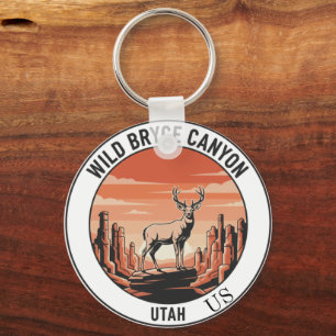 Chaveiro . Corrente de chave de souvenir Bryce Canyon Utah