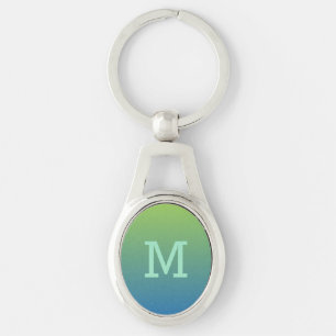 Chaveiro Corrente de chave do monograma personalizado com g