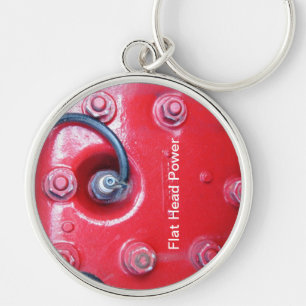 Chaveiro Corrente de chave do motor de cabeça plana
