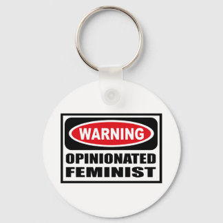Chaveiro Corrente de Chave FEMINISTA OPINIONADA