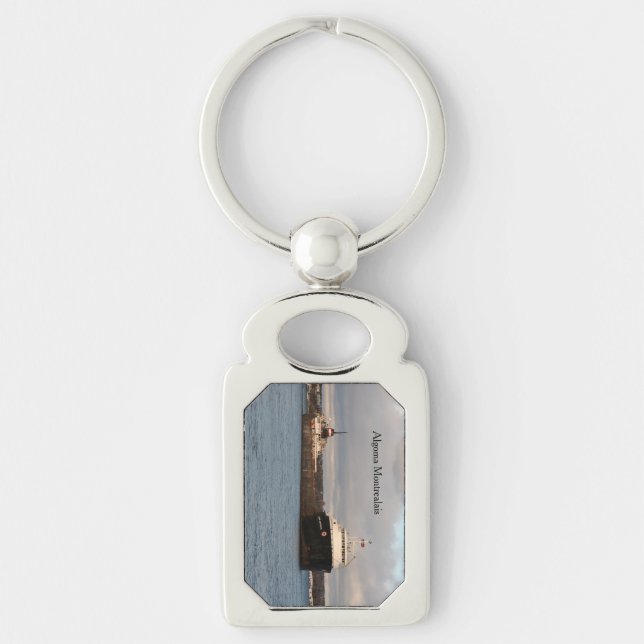 Chaveiro Corrente de chave metálica Algoma MONTALAL (Frente)