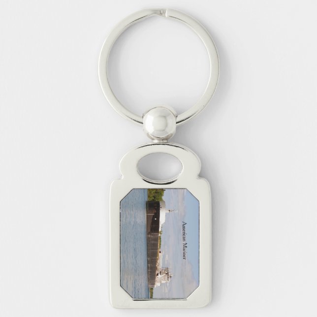 Chaveiro Corrente de chave metálica americana Mariner (Frente)