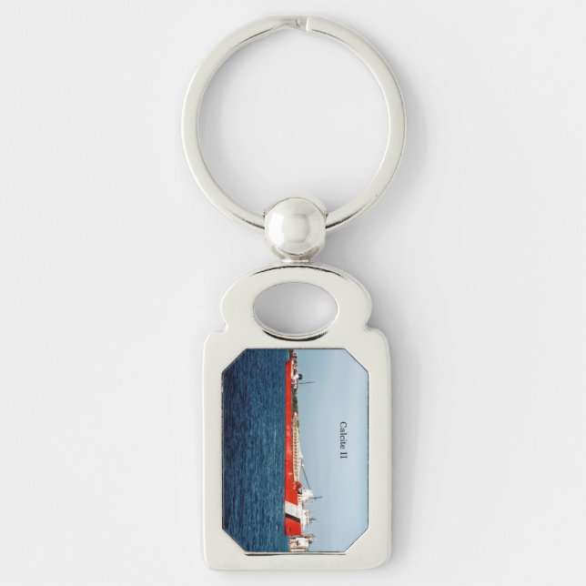 Chaveiro Corrente de chave metálica Calcite II (Frente)