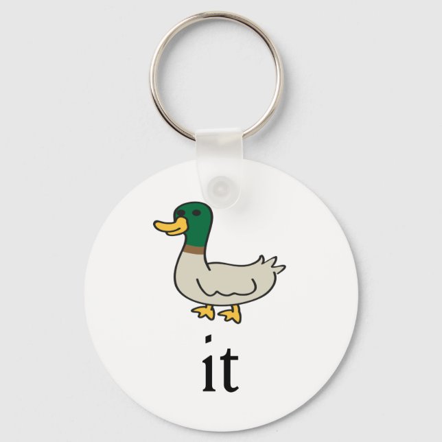 Chaveiro Corrente de Chave Pato (Frente)