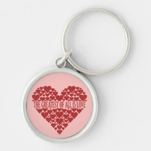 Chaveiro Corrente de chave personalizada de Coração de Cora