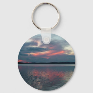Chaveiro Corrente de chave personalizada Pastel Sunset