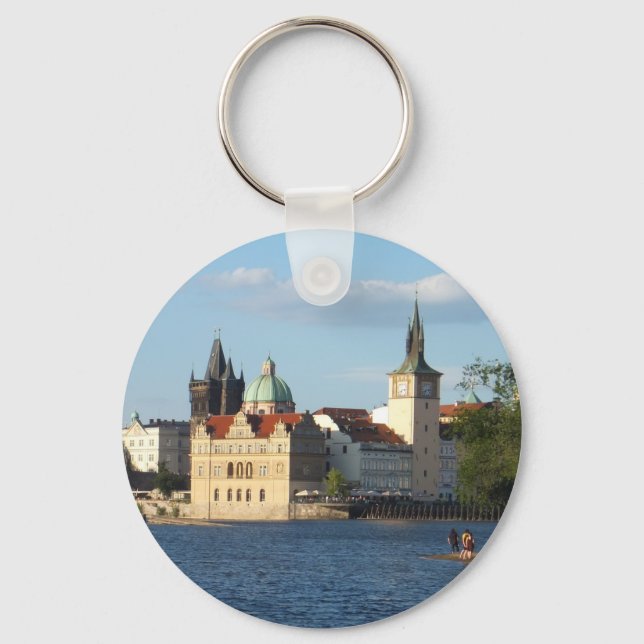 Chaveiro Corrente de chave personalizada Praga/Praha (Frente)