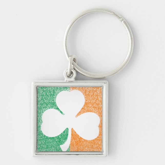 Chaveiro Corrente de chave premium personalizada irlandesa  (Frente)