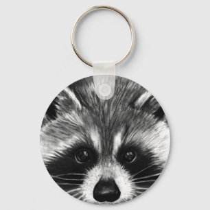 Chaveiro Corrente de chave Raccoon