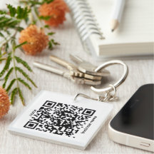Corrente de chaves com Código QR