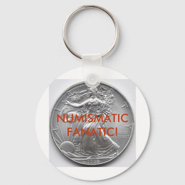 Chaveiro Corrente de Chaves de Águia Americana (Frente)