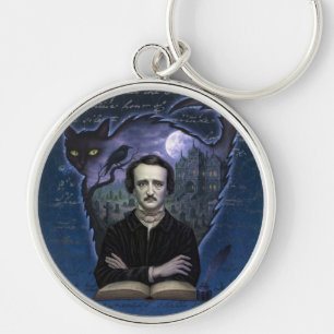Chaveiro Corrente de Chaves de Arte Gótica de Edgar Allan P