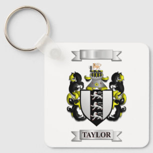 Chaveiro Corrente de Chaves em Alumínio Sobrenome Taylor Fa