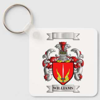 Chaveiro Corrente de Chaves Escudo de Família Williams em A
