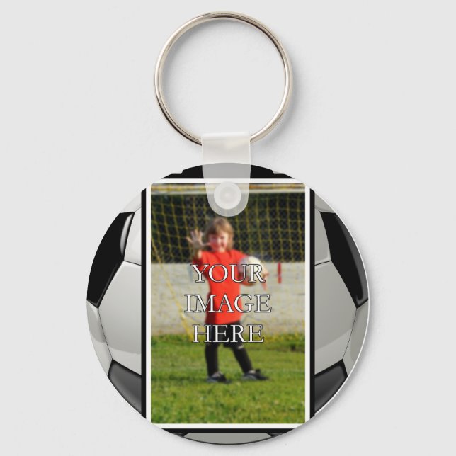 Chaveiro Corrente de Chaves Personalizada de Futebol (Frente)