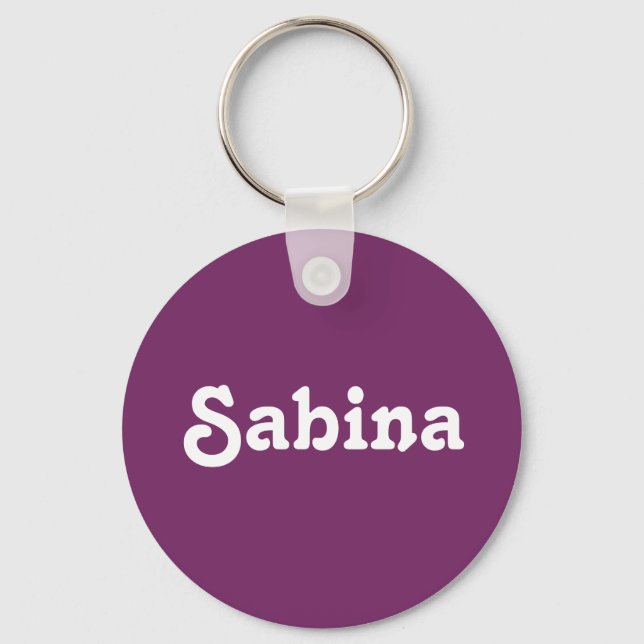 Chaveiro Corrente de Chaves Sabina (Frente)