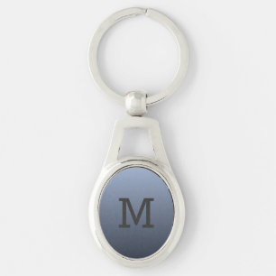 Chaveiro Corrente de monograma personalizado de gradiente d