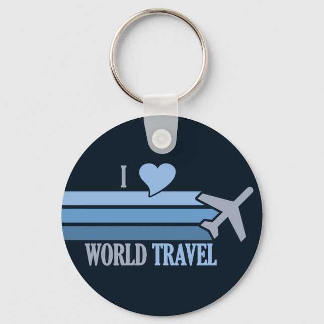 Chaveiro Corrente mundial de Viagem (Frente)