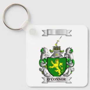 Chaveiro Corrente O'Connor Sobrenome e Escudo