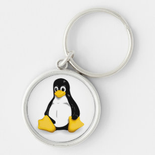 Chaveiro Correntes chaves de Linux Tux