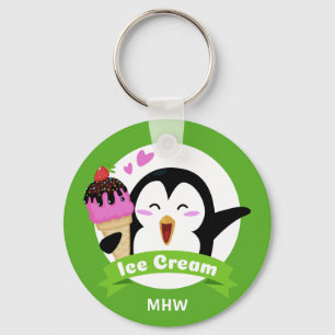 Chaveiro Correntes de chave personalizadas do monograma do