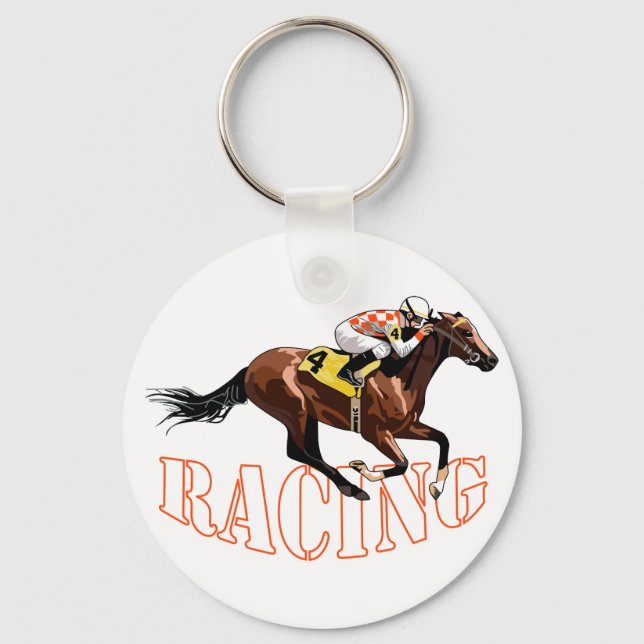 Chaveiro Corrida de Cavalo (Frente)
