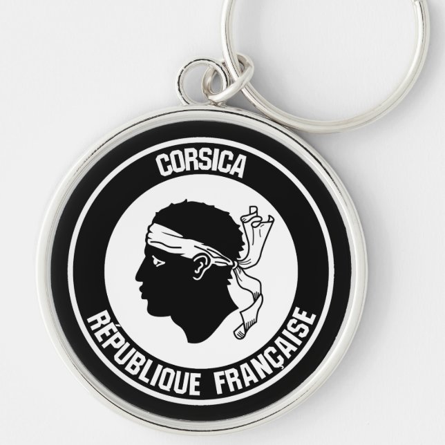 Chaveiro Corsica Round Emblem (Frente)