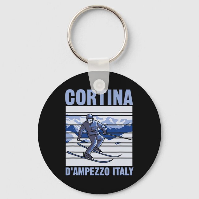 Chaveiro Cortina D'ampezzo Itália Esqui  (Frente)