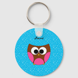 Chaveiro Coruja bonito conhecida personalizada