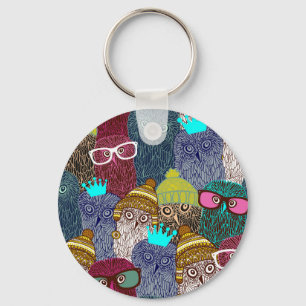 Chaveiro Coruja na coroa