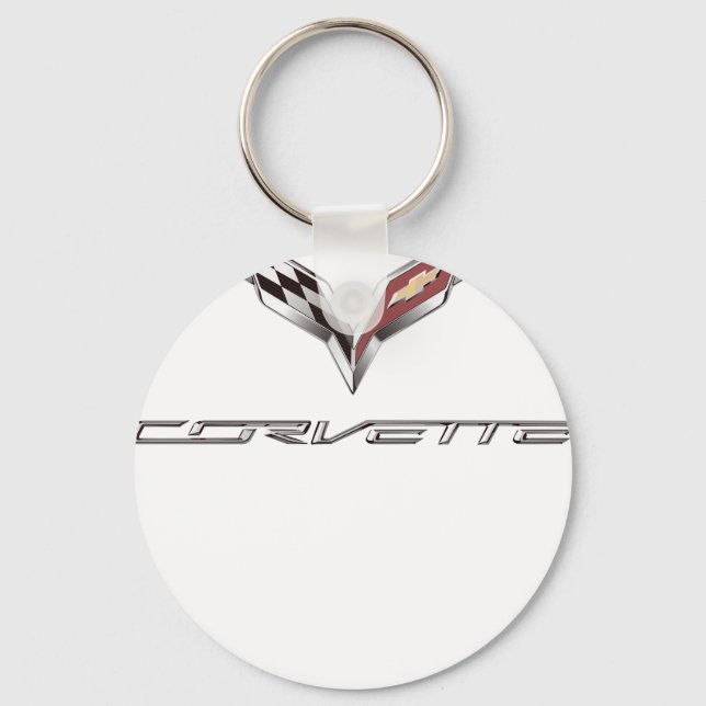 Chaveiro corvette logo (Frente)