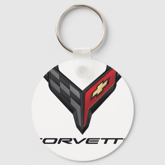 Chaveiro corvette logo2 (Frente)