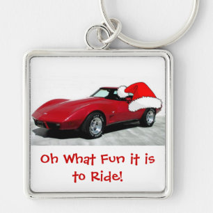 Chaveiro Corvette Vermelho de Natal de 1979