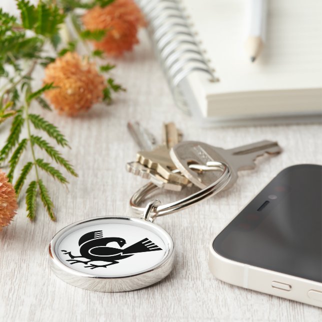 Chaveiro Corvo Yata (Lateral)