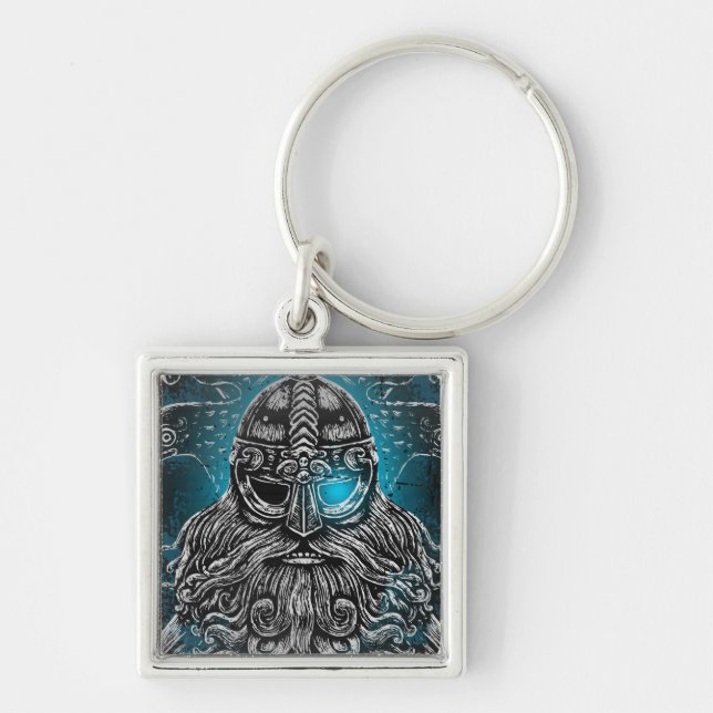 Chaveiro Corvos de Odin Mitologia Viking Valhalla espera (Frente)