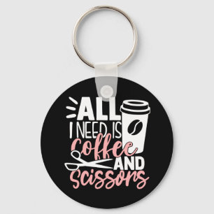 Chaveiro Cosmetólogo Coffee Hairdresser Hair Stylist