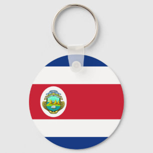 Chaveiro Costa Rica - bandeira nacional de Rican da costela