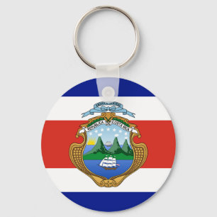 Chaveiro Costa Rica (casaco de armas/bandeira)