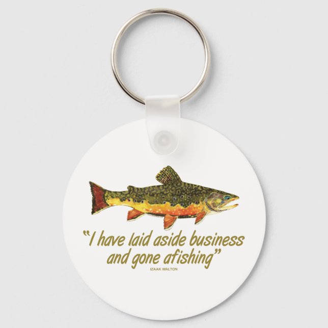 Chaveiro Cota de Pesca Izaak Walton (Frente)