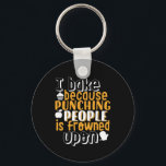 Chaveiro Cota Funny Baking para Baker<br><div class="desc">Eu assar porque socar pessoas é franzido. Sentindo-se estressante e precisa soltar isso em alguma coisa? Isto constitui um presente excelente para aqueles que adoram cozinhar biscoitos, cupcakes, biscoitos e outros pratos de pastelaria e, ao mesmo tempo, rezam pela paz mundial. Quer você ame assar por diversão ou trabalhar como...</div>