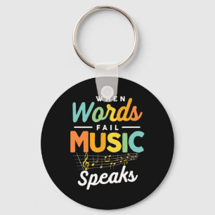 Chaveiro Cotações Musicais Inspiradoras Músico Amante da Mú
