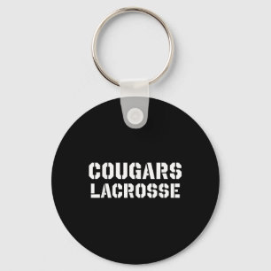 Chaveiro Cougars Lacrosse Vintage Clique em Lax Mascot Team