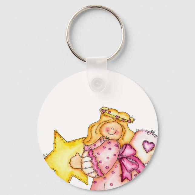 Chaveiro Country Art Star Girl - Amor (Frente)
