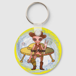 Chaveiro Cowboy Alien