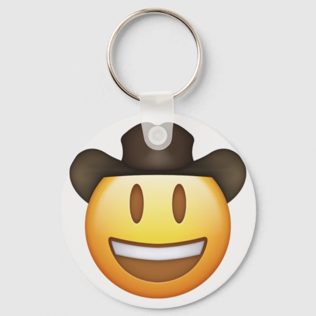 Chaveiro Cowboy Emoji (Frente)
