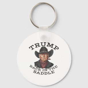 Chaveiro Cowboy Trump De Volta Na Inauguração De Saddle 202