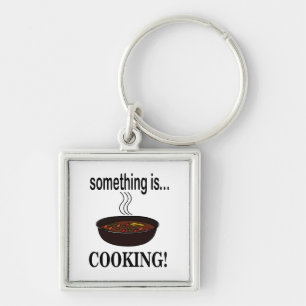 Chaveiro Cozinhando Algo está Cozinhando