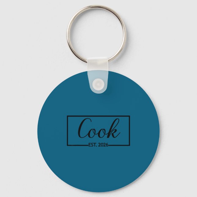 Chaveiro Cozinheira Est 2026 Chef Cozinhando (Frente)