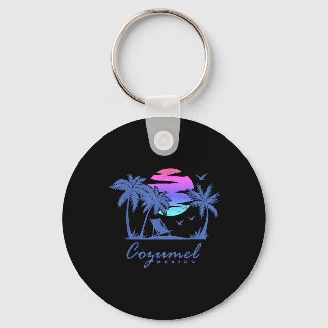 Chaveiro Cozumel Mexico Beach Vacing Spring Break Honeymo (Frente)