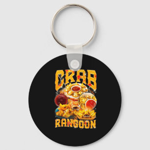 Chaveiro Crab Rangoon Meme Contrafação Estilo Rap 90s Vinta